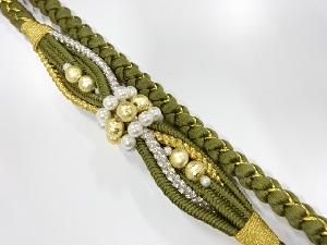 正絹　振袖用　手組帯締め